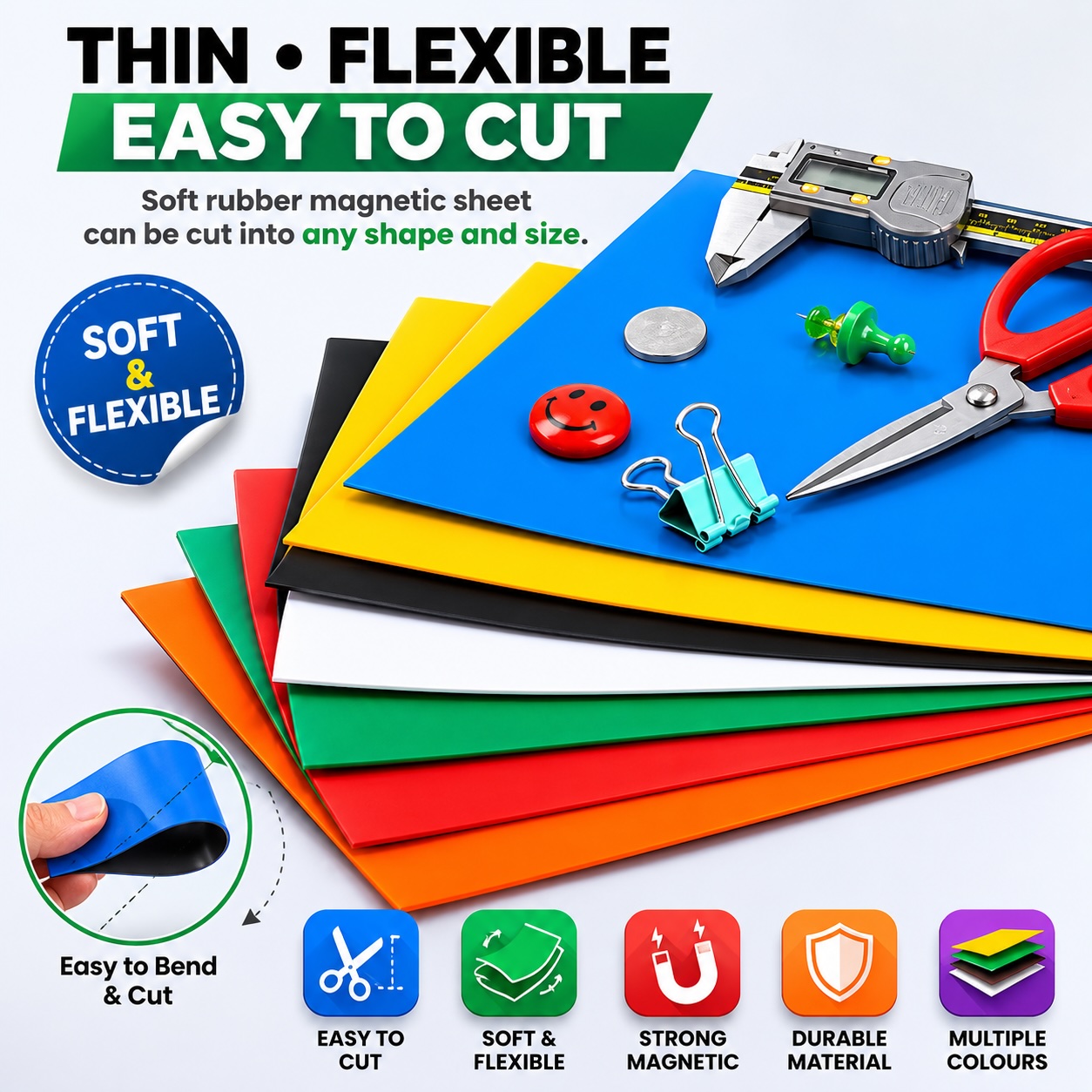 A4 Flexible Magnetic Sheet - Image 2